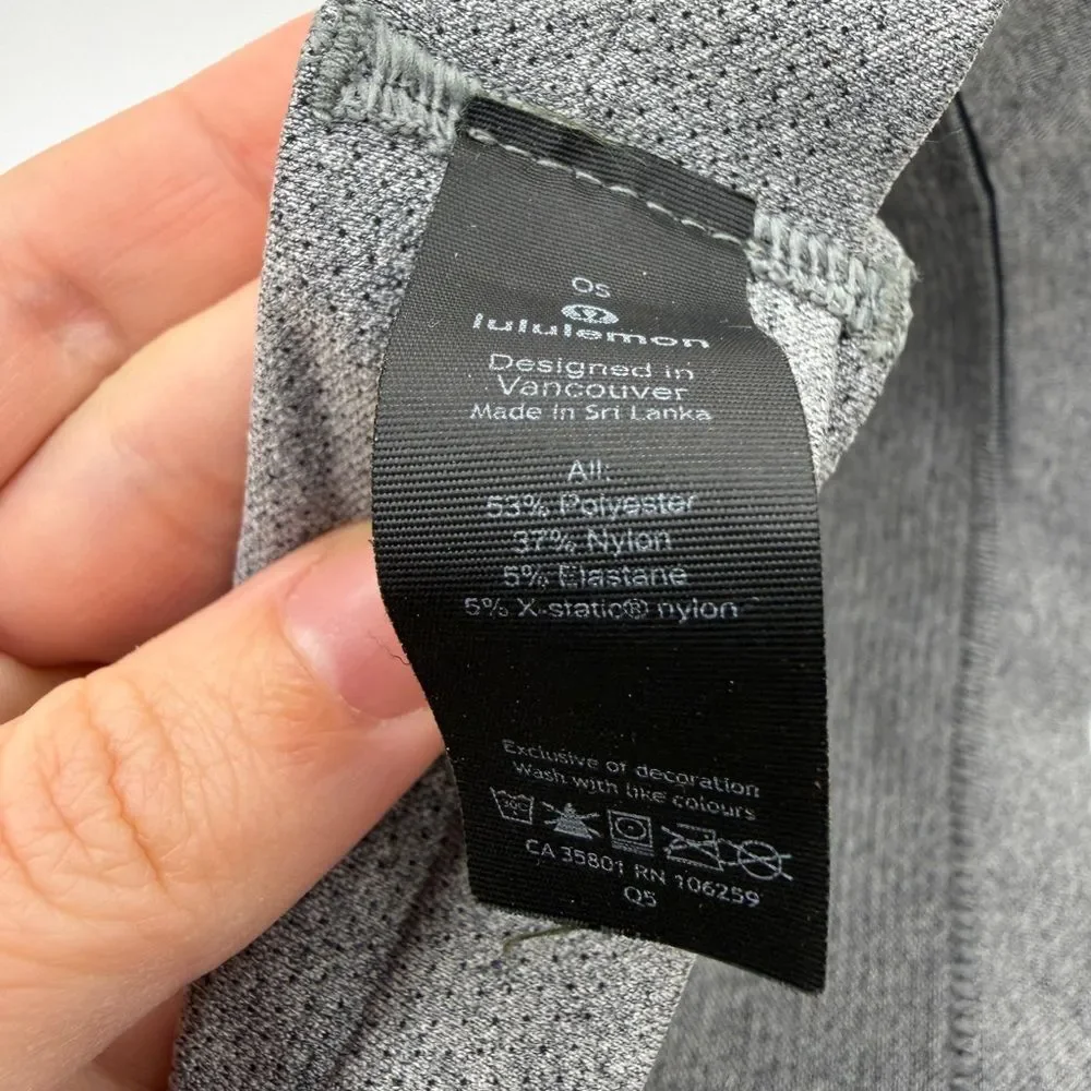 Pre-owned Unisex? Lululemon‎ THICK stretch headband in heather gray - OS!